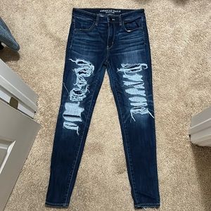High Rise American eagle jeggings